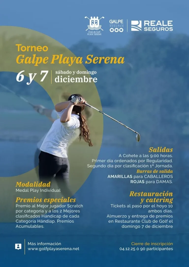 Torneo Galpe Playa Serena, ambiente en golf